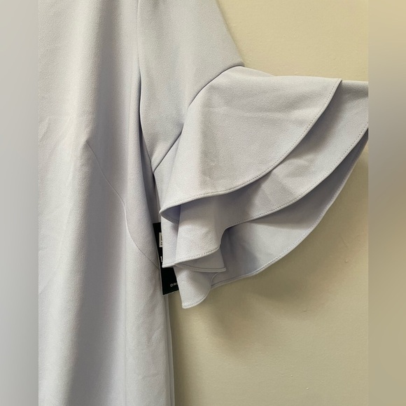 Lauren Ralph Lauren periwinkle Sheath Tiered Bell Sleeve Dress Size 14 - Picture 2 of 8